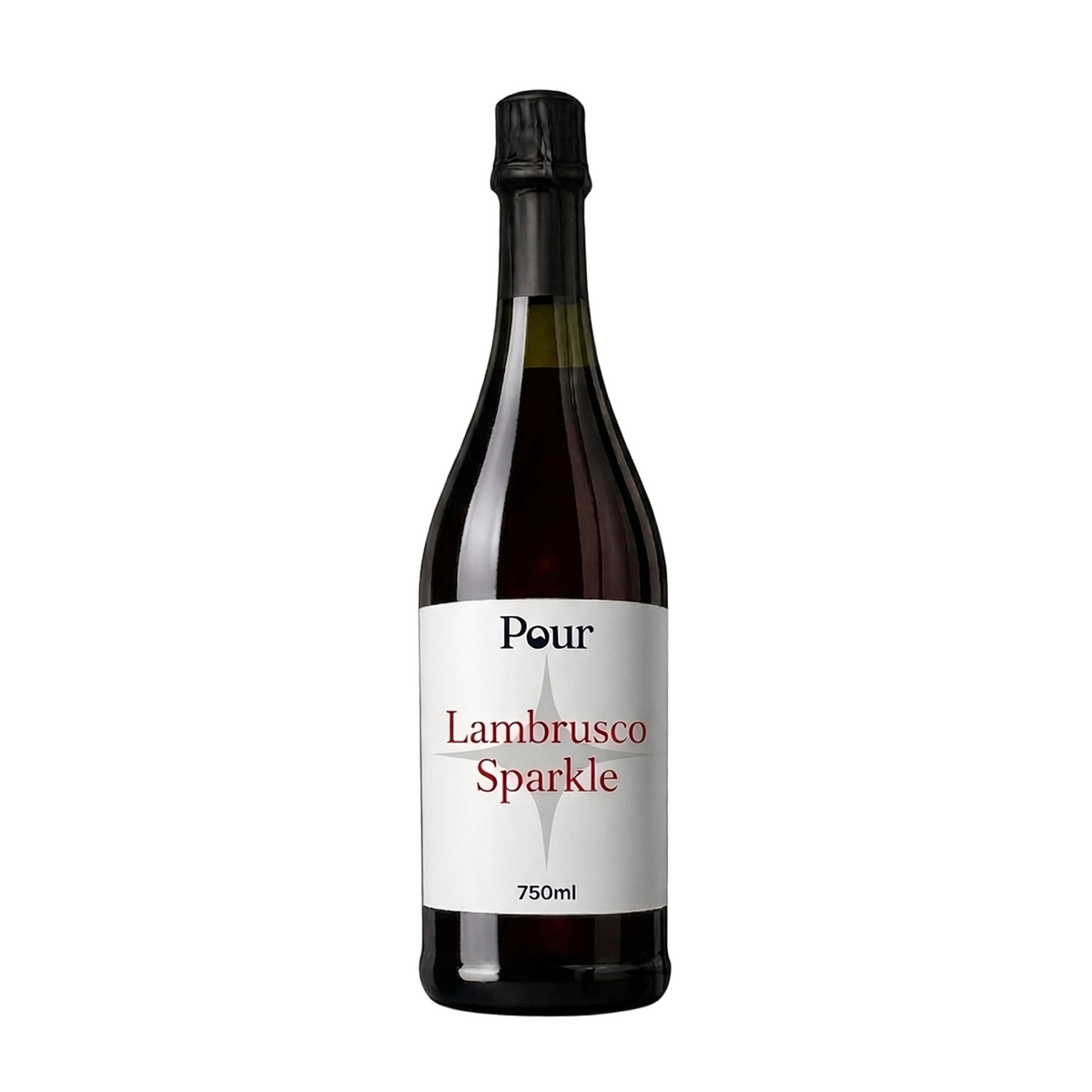 Pour Lambrusco Sparkle