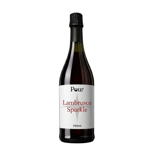 Pour Lambrusco Sparkle