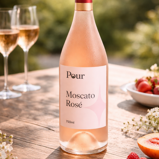 Pour Moscato Rosé