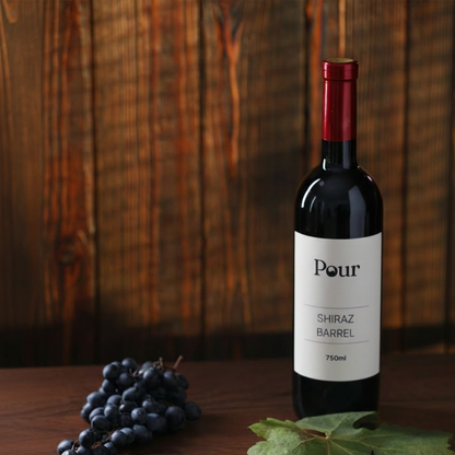 Pour Shiraz Barrel