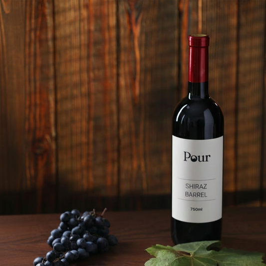 Pour Shiraz Barrel